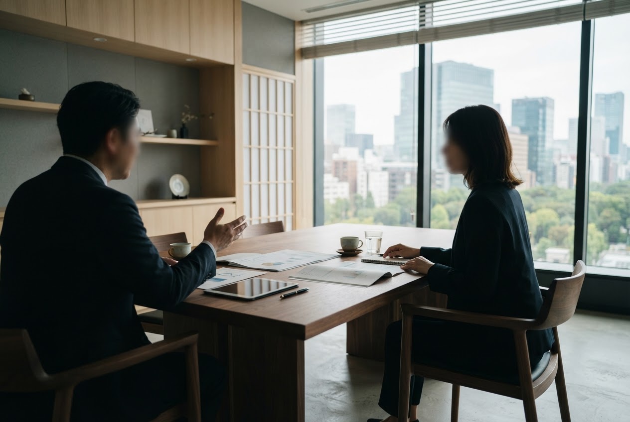 医師採用のヒアリング風景